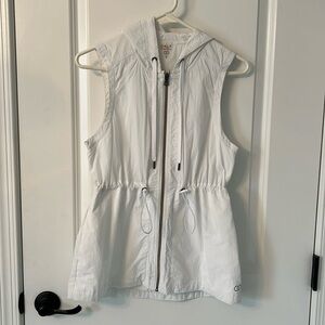 Calia tunic vest with hood.